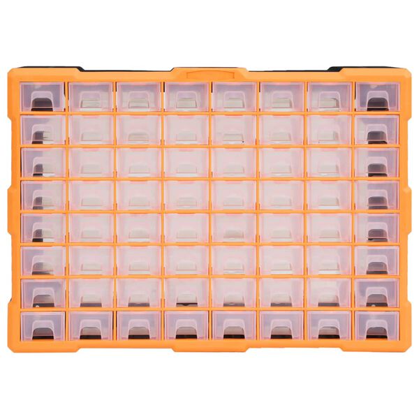 vidaXL Organizator sa 64 ladice 52 x 16 x 37,5 cm