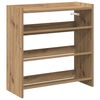 vidaXL Stalak za cipele boja hrasta 60x25x62 cm konstruirano drvo