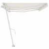 vidaXL Samostojeća automatska tenda 600 x 300 cm krem