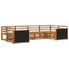 vidaXL Set vanjskih sofa 6 pcs Prirodna