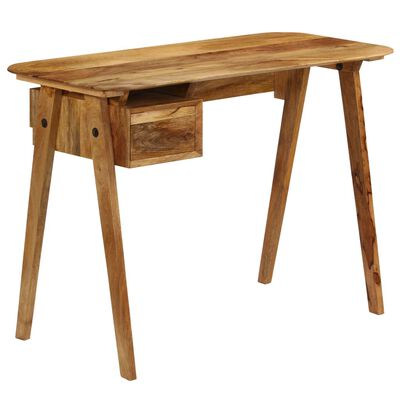 vidaXL Pisaći stol od masivnog drva manga 110 x 50 x 76 cm