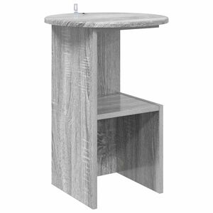 vidaXL Bocni stol Siva sonoma &Oslash; 39,5 x 55 cm Konstruirano drvo
