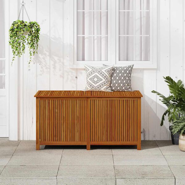 vidaXL Vrtna kutija za pohranu 150 x 80 x 75 cm masivno bagremovo drvo