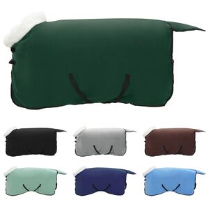 vidaXL Pokrivač za konje Cjela tamno zelena 105 cm Polartec