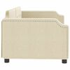 vidaXL Dnevni krevet krem 100 x 200 cm od tkanine
