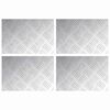 vidaXL Stepenica 4 kom. 30 x 20 cm Srebrno Aluminij Pravokutni