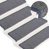 vidaXL Prostirke za stepenice 30 kom 65x21x4 cm svijetlo sive i plave pravokutne rubove