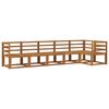 vidaXL Set vanjskih sofa 6 pcs Prirodna Čvrsto drvo akacije