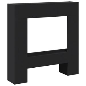 vidaXL Okvir za kamin crni 81x18x82 cm od konstruiranog drva