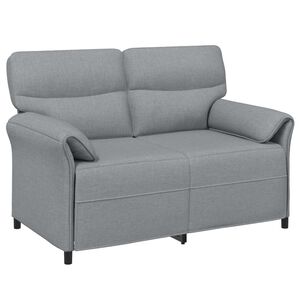vidaXL Sofa za dvije osobe 2-sjedalo Svjetlosiva 138 x 83 x 95 cm