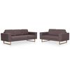 vidaXL 2-dijelni set sofa od tkanine bež