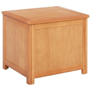 vidaXL Kutija za spremanje 50 x 45 x 45 cm Čvrsto Hrastovo Drvo