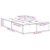 vidaXL Krevet s ladicama Siva Sonoma 120 x 200 cm Konstruirano drvo