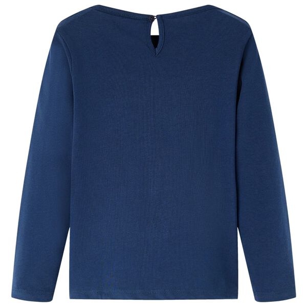 Dječja majica dugih rukava modra 92