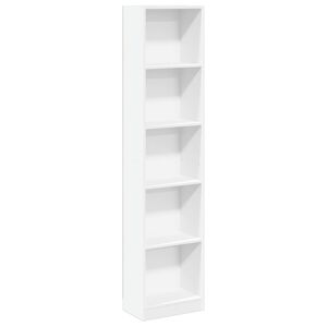 vidaXL Regal za knjige bijeli 40x24x176 cm konstruirano drvo