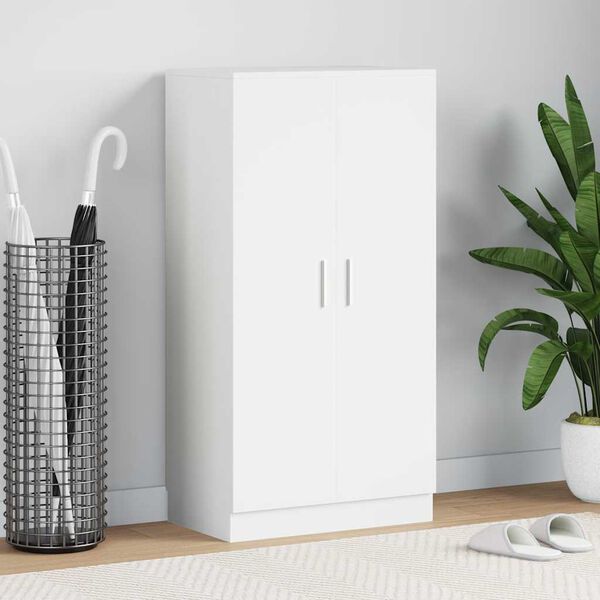 vidaXL Ormarić za cipele sa 7 polica bijeli