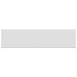 vidaXL Prozorska klupčica Bijela 100 x 25 x 4,5 cm PVC
