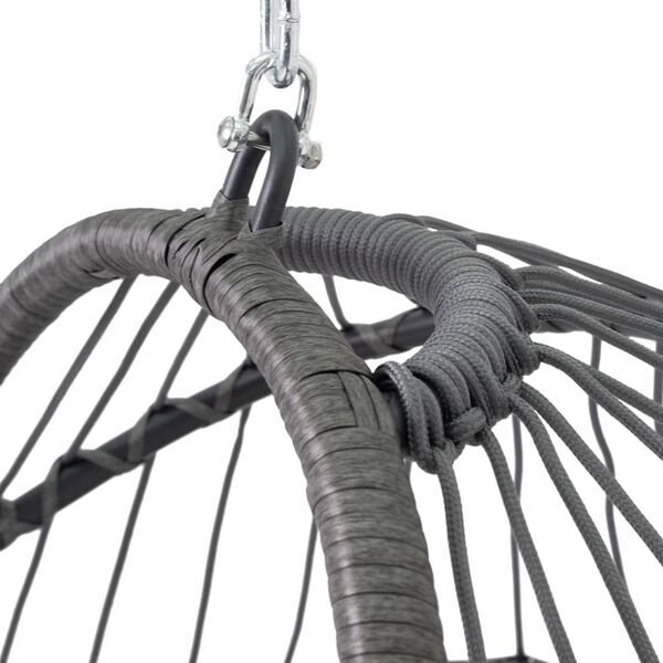 ProGarden viseća stolica s postoljem tamnosiva