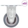 vidaXL 32 kom. fiksnih kotačića 50 mm