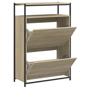 vidaXL Ormarić za cipele boja hrasta 75x34x112 cm konstruirano drvo