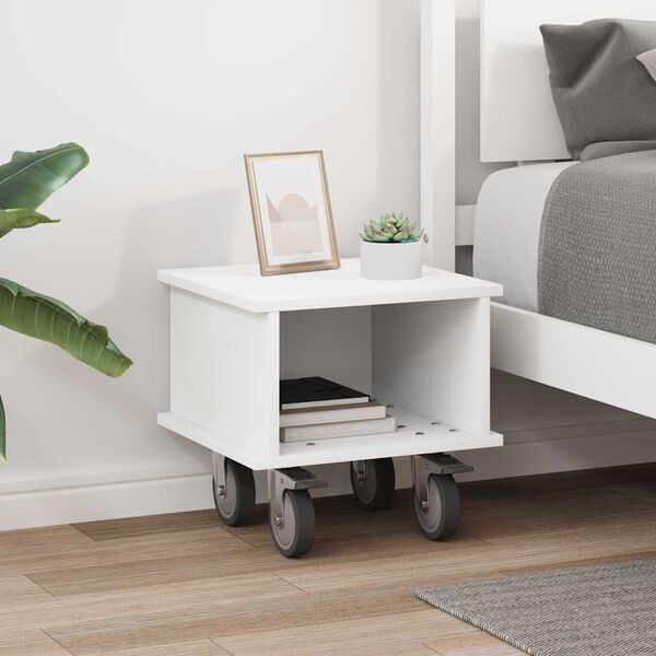 vidaXL TV stalak Bijelo 37 x 35 x 35 cm Konstruirano drvo