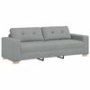 vidaXL Trosjed Sofa Svijetlo siva 220x78x80 cm Tkanina