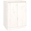 vidaXL Ormarić za cipele bijeli 60 x 35 x 80 cm od masivne borovine