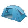 vidaXL Kabinski &scaron;ator s krovom Plava 400 x 210 x 180 cm Poliester