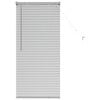 vidaXL Venecijanski zastore Srebrna 130 x 60 cm Aluminij