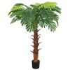 vidaXL Umjetna cikas palma s posudom 160 cm zelena