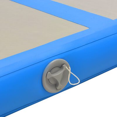 vidaXL Strunjača na napuhavanje s crpkom 500 x 100 x 10 cm PVC plava