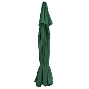 vidaXL Zamjenska tkanina za vrtni suncobran 515 cm zelena