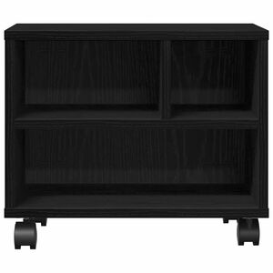 vidaXL Držač za printer Crni hrast 41 x 32 x 34,5 cm Konstruirano drvo