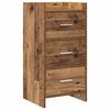 vidaXL Kreveta Staro drvo 40 x 36 x 80 cm Konstruirano drvo