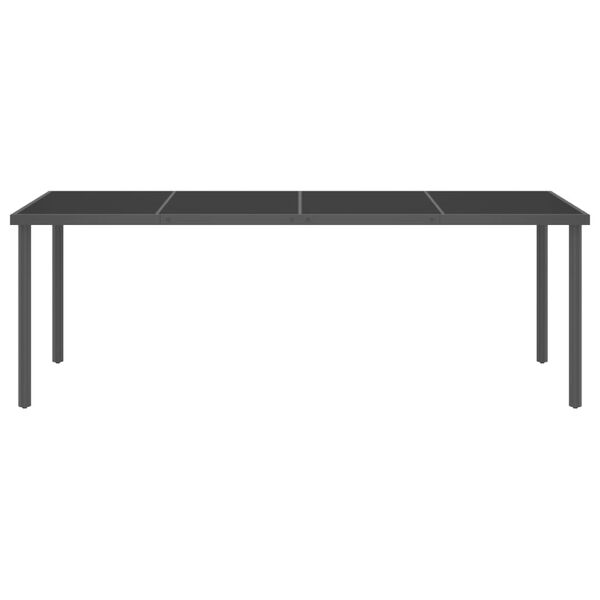 vidaXL 9-dijelni vrtni blagovaonski set čelični