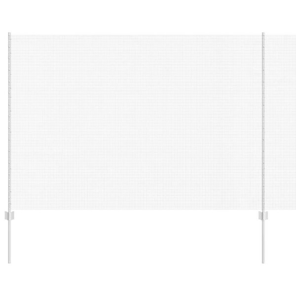 vidaXL Ograda i stup Srebrno 1,5 x 10 m Čelik