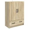 vidaXL Kreveta Hrast sonoma 66 x 34,5 x 92 cm Konstruirano drvo