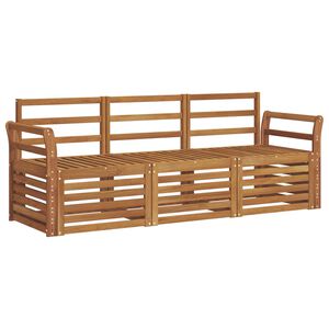 vidaXL Setovi sofa 3 kom. Prirodna Čvrsto drvo akacije