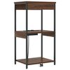 vidaXL Noćni ormar Smeđi hrast 41 x 31 x 76 cm Konstruirano drvo