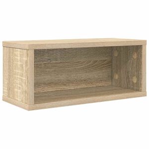 vidaXL Stalak za CD-ove Hrast sonoma 40 x 17 x 17 cm Konstruirano drvo