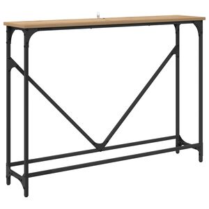 vidaXL Konzolna stolica Umjetnički hrast 102 x 23 x 75 cm