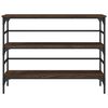 vidaXL Konzolni stol boja smeđeg hrasta 100x32x75 cm konstruirano drvo