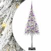vidaXL Božićno drvce Bijelo 150 cm PE i čelik