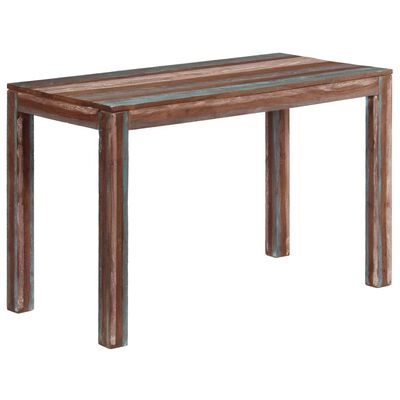 vidaXL Blagovaonski stol od masivnog drva starinski 118 x 60 x 76 cm