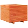 vidaXL Vrtna sadilica vo&scaron;tano smeđe boje 60x60x49,5 cm od borovine