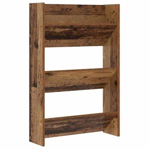 vidaXL Ormar za cipele 60 x 18 x 90 cm Konstruirano drvo Staro drvo