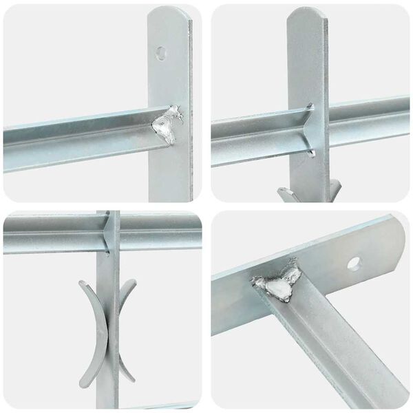 Podesiva sigurnosna re&scaron;etka za prozore s 3 prečke 700 - 1050 mm