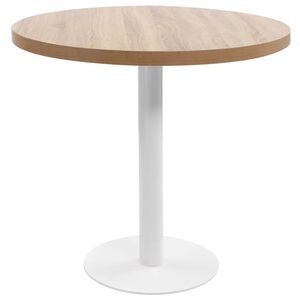 vidaXL Bistro stol svjetlosmeđi 80 cm MDF