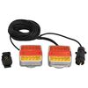 vidaXL Svjetla za prikolicu 2 kom crvena 10,5 x 7,5 x 10 cm 12 V LED