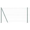vidaXL Stup za ogradu Zelena 25 x 1,2 m (mreža od 36 mm) Čelik